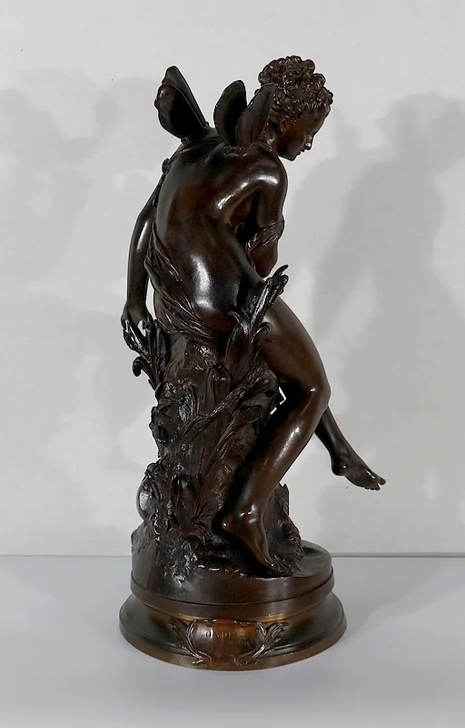 Important Bronze « Ondine » par M. Moreau – Milieu XIXe