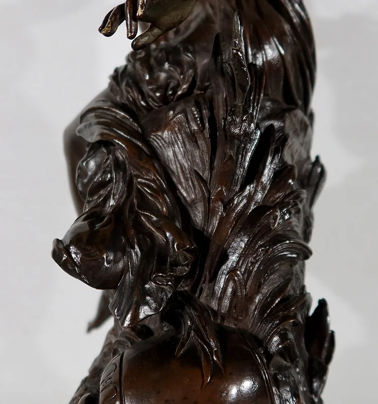 Important Bronze « Ondine » par M. Moreau – Milieu XIXe