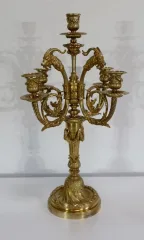 BRONZE-KANDELABER