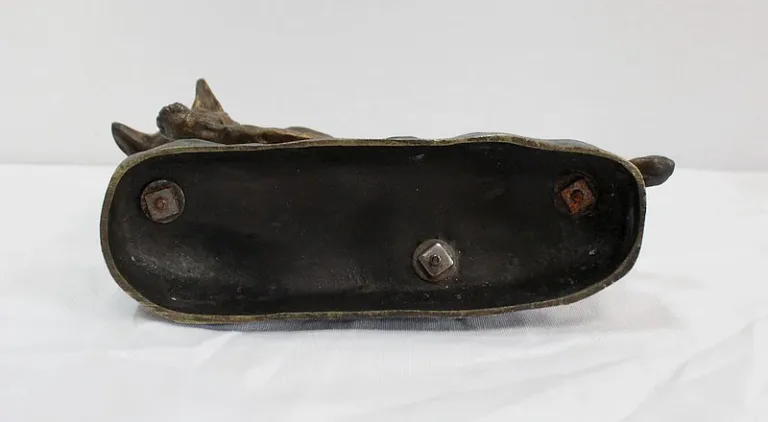 BRONZE HUND signiert TF CARTIER