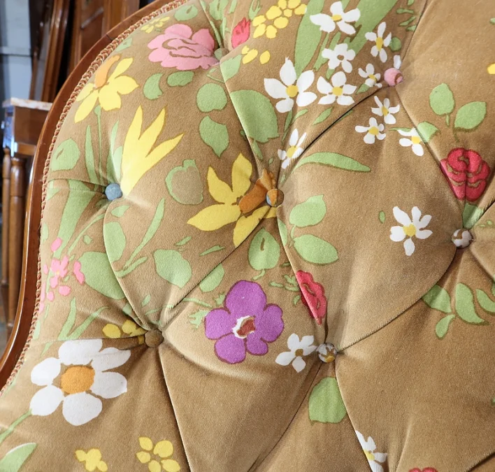 FRENCH RESTAURATION  PERIOD SETTEE