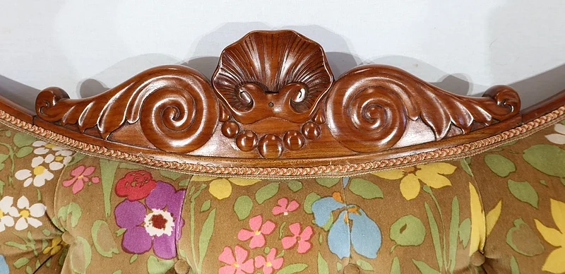 FRENCH RESTAURATION  PERIOD SETTEE