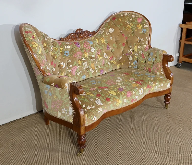 FRENCH RESTAURATION  PERIOD SETTEE