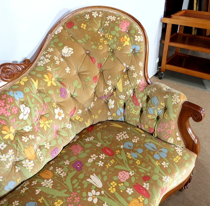 FRENCH RESTAURATION  PERIOD SETTEE