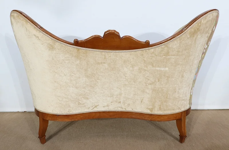 FRENCH RESTAURATION  PERIOD SETTEE