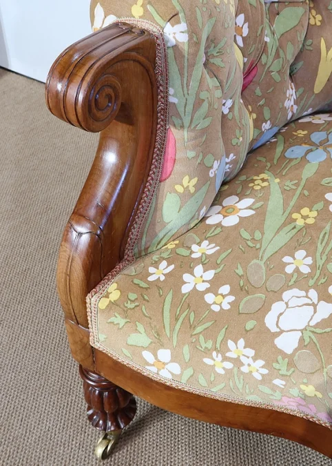 FRENCH RESTAURATION  PERIOD SETTEE