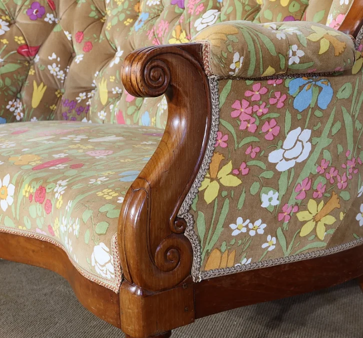 FRENCH RESTAURATION  PERIOD SETTEE