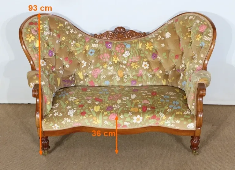 FRANZÖSISCHES RESTAURIERUNGSZEITRAUM-Sofa