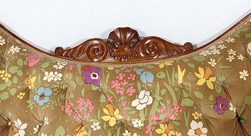 FRENCH RESTAURATION  PERIOD SETTEE