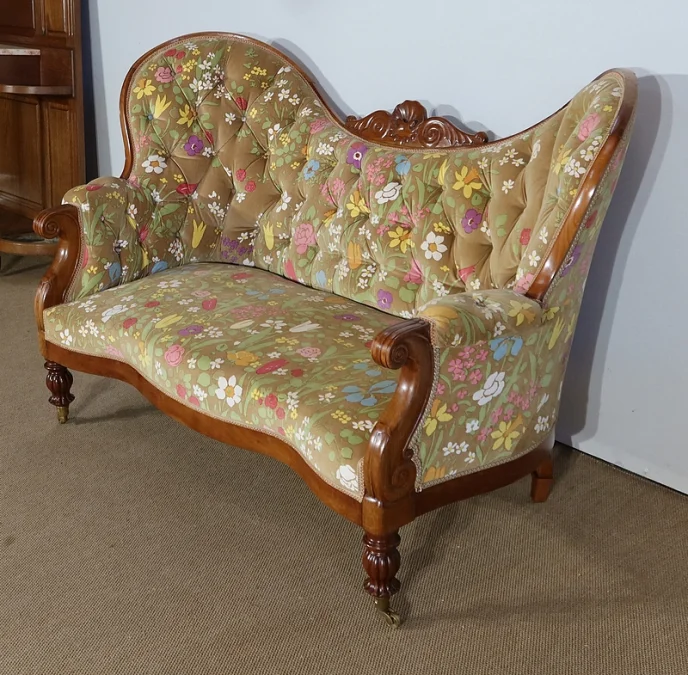 FRENCH RESTAURATION  PERIOD SETTEE