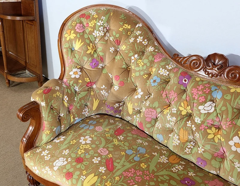 FRENCH RESTAURATION  PERIOD SETTEE