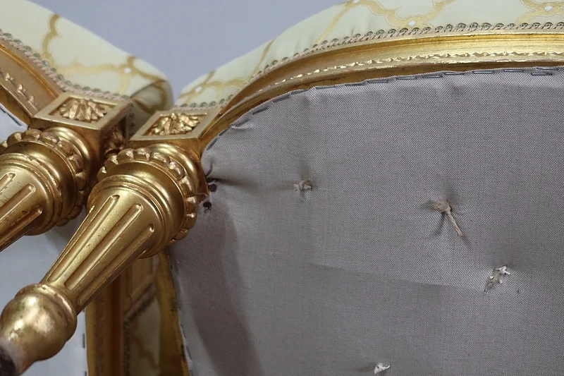 PAAR SESSEL IM LOUIS XVI-STIL