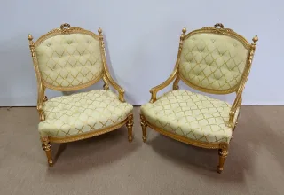 ПАРА КРЕСЛА В СТИЛЕ ЛЮДОВИКА XVI