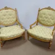 Paire de Fauteuils à la Reine Louis XVI, époque Napoléon III – Milieu XIXème