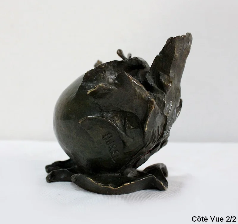 Bronze « Le fruit » signé S. Burel – Début XXe