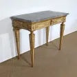 Console en marbre et bois doré, style Louis XVI – 2ème partie XIXe