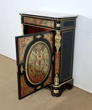 Meuble d’entre-deux en Marqueterie « Boulle », époque Napoléon III - Milieu XIXe
