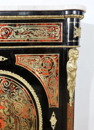 Meuble d’entre-deux en Marqueterie « Boulle », époque Napoléon III - Milieu XIXe