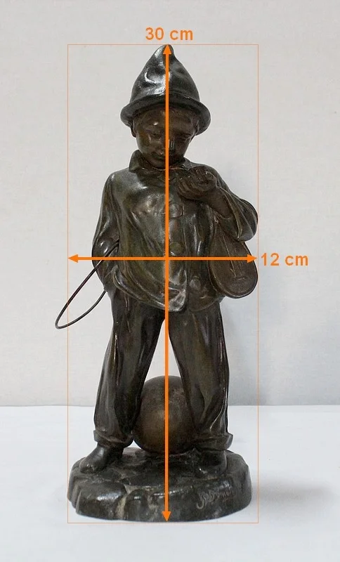 SPELTER STATUETTE von Georged Demange