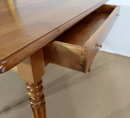 Table en Merisier, style Louis-Philippe – Fin XIXe