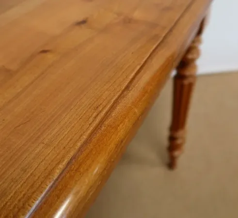 Table en Merisier, style Louis-Philippe – Fin XIXe