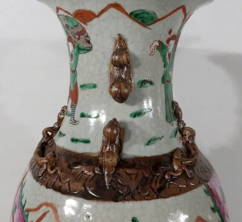 Paire de Vases en Porcelaine de Nankin, Chine – Fin XIXe