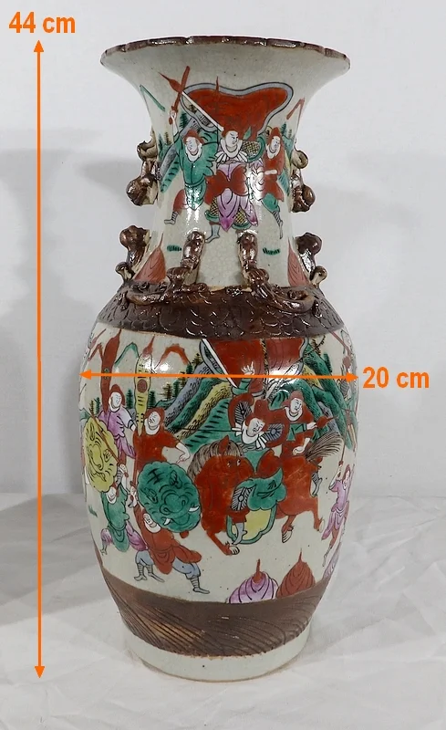 中国の花瓶のペア