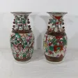 Paire de Vases en Porcelaine de Nankin, Chine – Fin XIXe