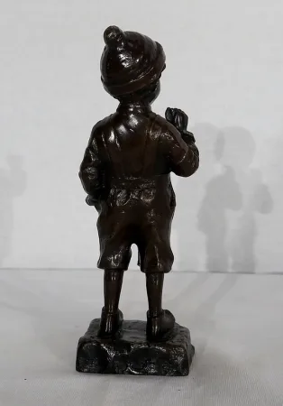 BRONZESTATUETTE von J. SCHMIDT FELLING
