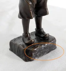 ESTATUILLA DE BRONCE de J. SCHMIDT FELLING