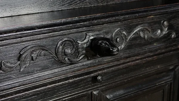 Cabinet de Travail et Table Bureau, style Louis XIII – Fin XIXe