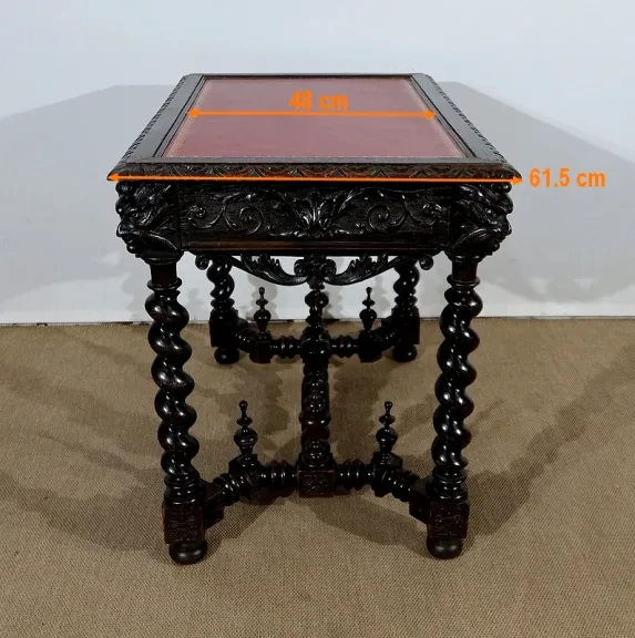 Cabinet de Travail et Table Bureau, style Louis XIII – Fin XIXe