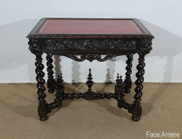 Cabinet de Travail et Table Bureau, style Louis XIII – Fin XIXe