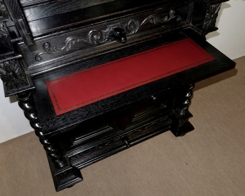 Cabinet de Travail et Table Bureau, style Louis XIII – Fin XIXe