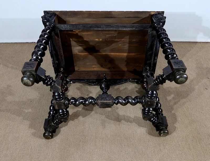 Cabinet de Travail et Table Bureau, style Louis XIII – Fin XIXe