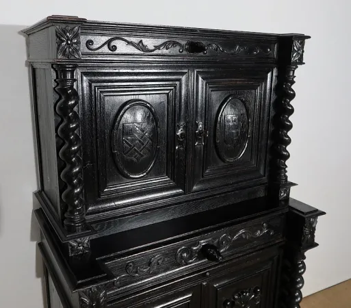 Cabinet de Travail et Table Bureau, style Louis XIII – Fin XIXe