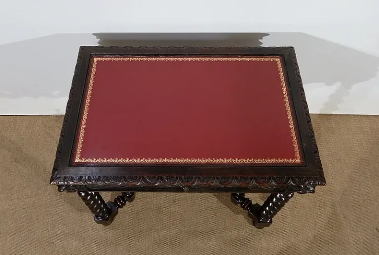 Cabinet de Travail et Table Bureau, style Louis XIII – Fin XIXe