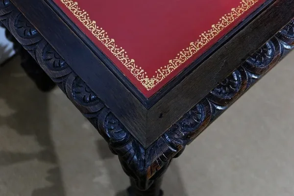 Cabinet de Travail et Table Bureau, style Louis XIII – Fin XIXe
