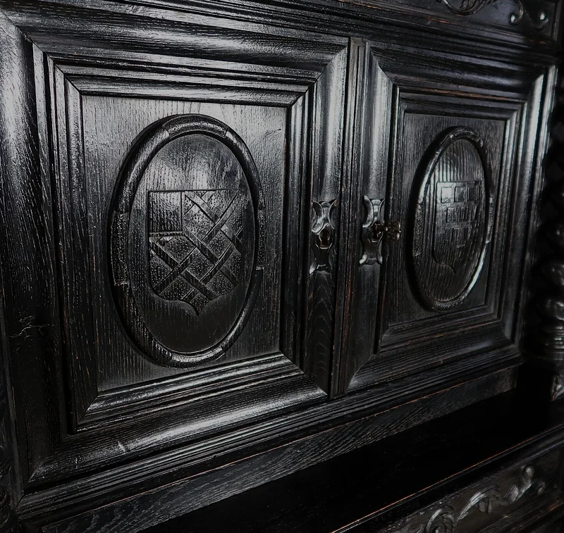 Cabinet de Travail et Table Bureau, style Louis XIII – Fin XIXe