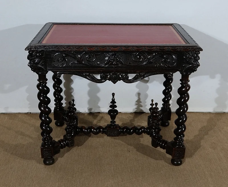 Cabinet de Travail et Table Bureau, style Louis XIII – Fin XIXe