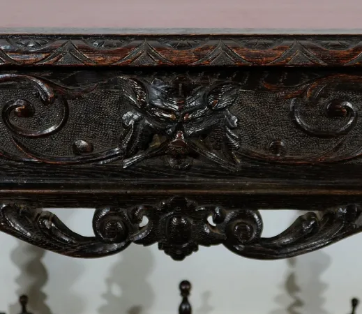 Cabinet de Travail et Table Bureau, style Louis XIII – Fin XIXe
