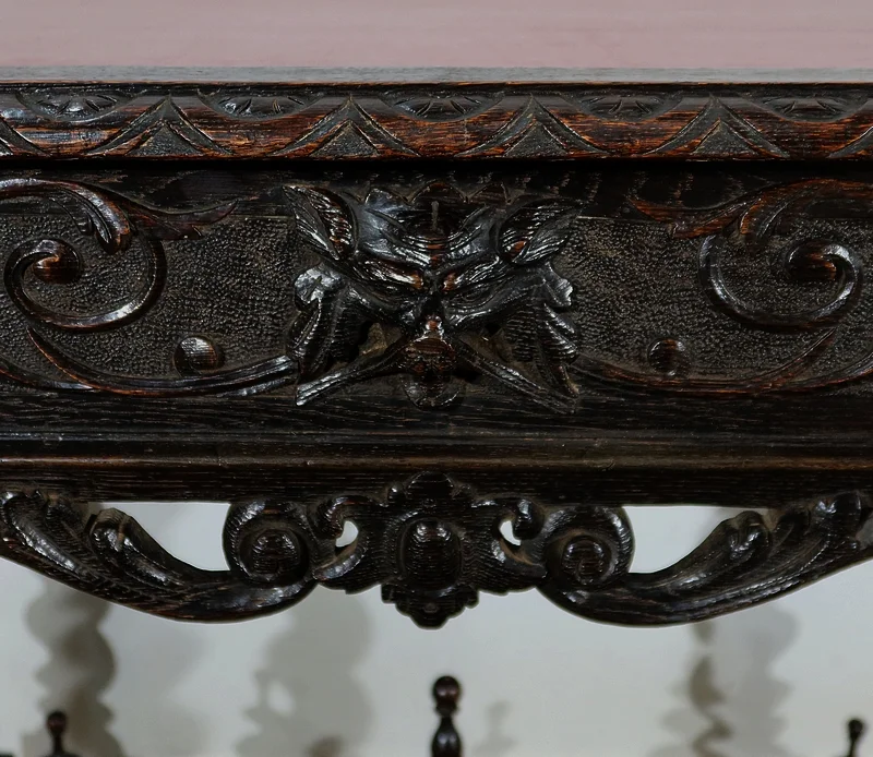 Cabinet de Travail et Table Bureau, style Louis XIII – Fin XIXe
