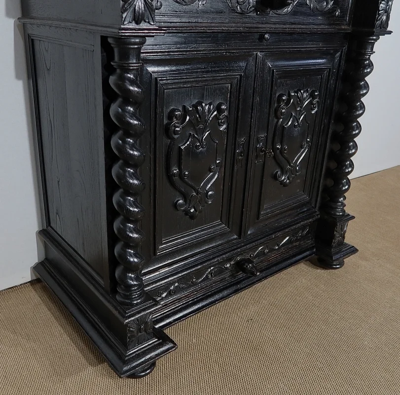 Cabinet de Travail et Table Bureau, style Louis XIII – Fin XIXe