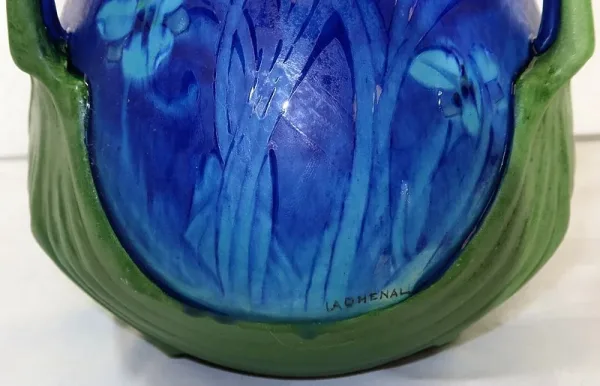 VASE signed  E. LACHENAL