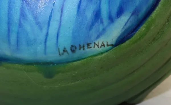 VASE signed  E. LACHENAL