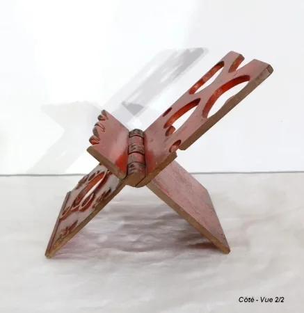 Petit Lutrin de Bureau en Noyer - 1900