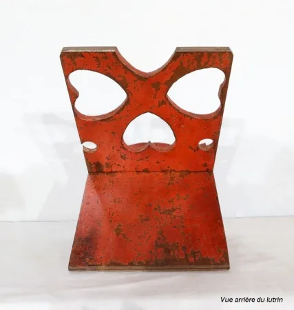 Petit Lutrin de Bureau en Noyer - 1900