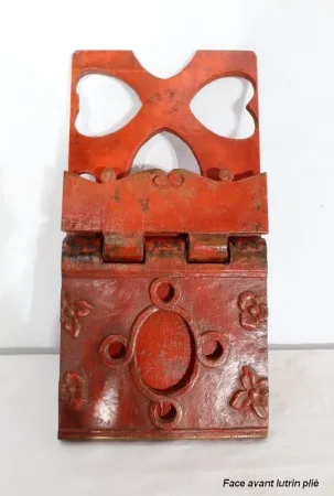 Petit Lutrin de Bureau en Noyer - 1900