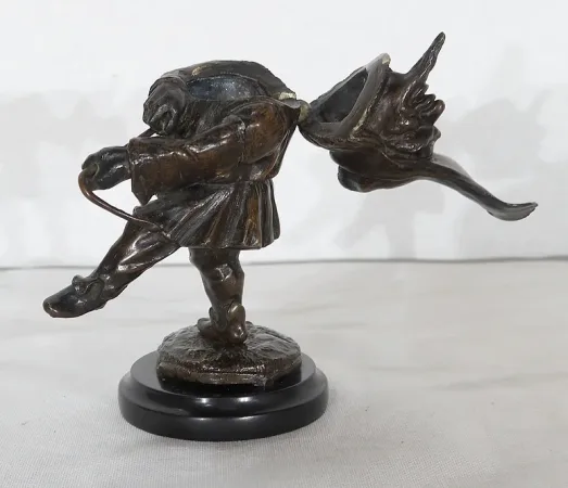 Encrier en Bronze « Le Grotesque »  - XIXe
