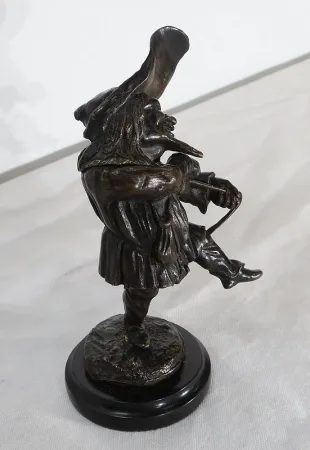 Encrier en Bronze « Le Grotesque »  - XIXe